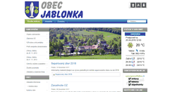 Desktop Screenshot of jablonka.sk